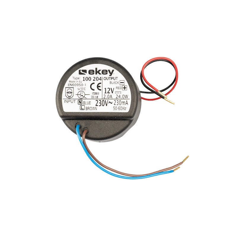 EKEY 100204 Napájecí zdroj ekey NT UP 230 VAC/12 VDC/2 A, pro montáž do zápustné krabice EKEY 100204 Napájecí zdroj ekey NT UP 230 VAC/12 VDC/2 A, pro montáž do zápustné krabice